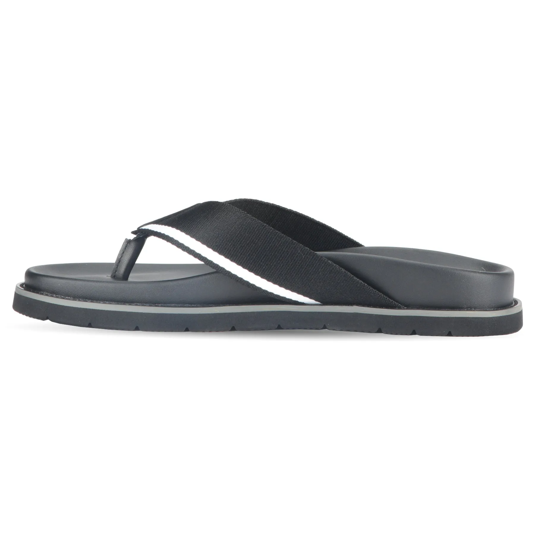 Pavers England stripped webbing toepost sandal