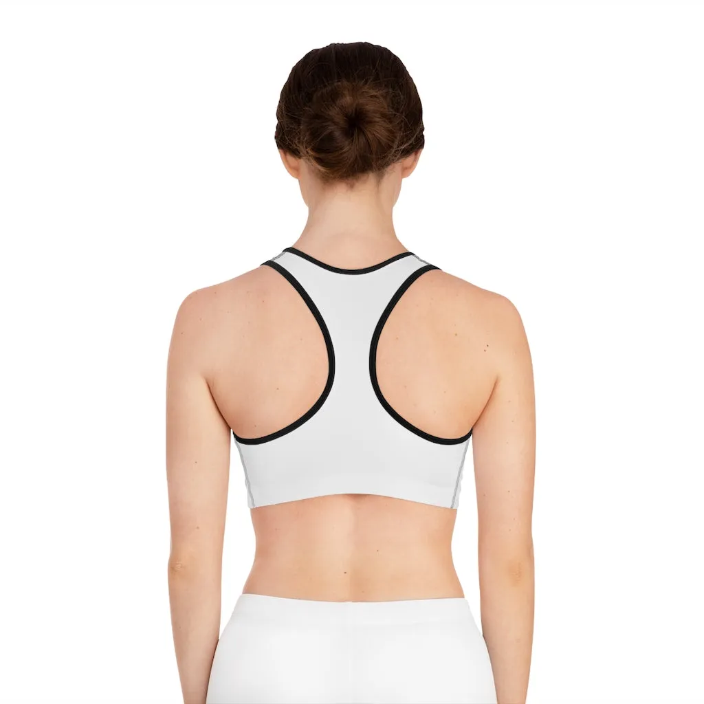 Pete the Sweet Little Bird Fire Bull Sports Bra (AOP)