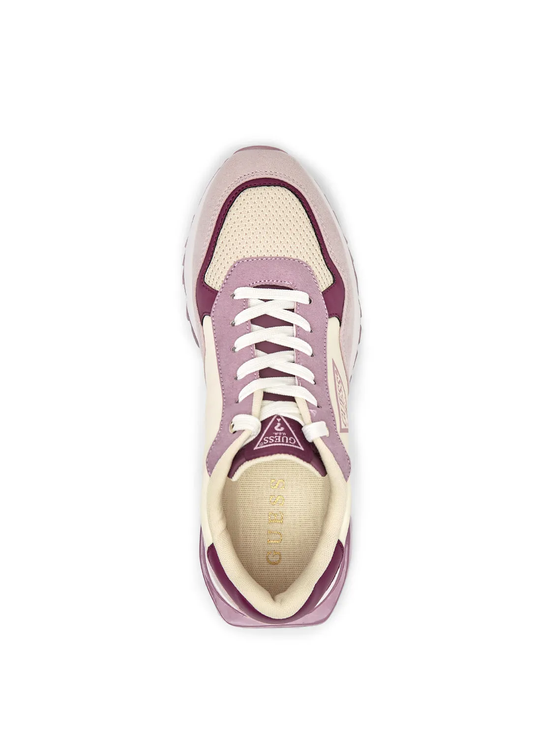 Pink Melany Logo Low Top Sneakers