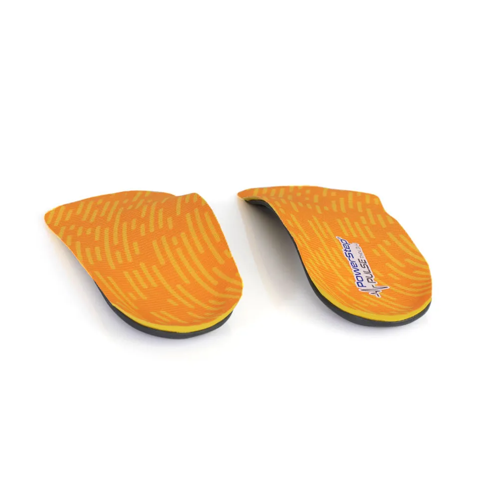 PowerStep PULSE 3/4 Insoles | Arch Pain Relief Insert, For Cleats and Spikes