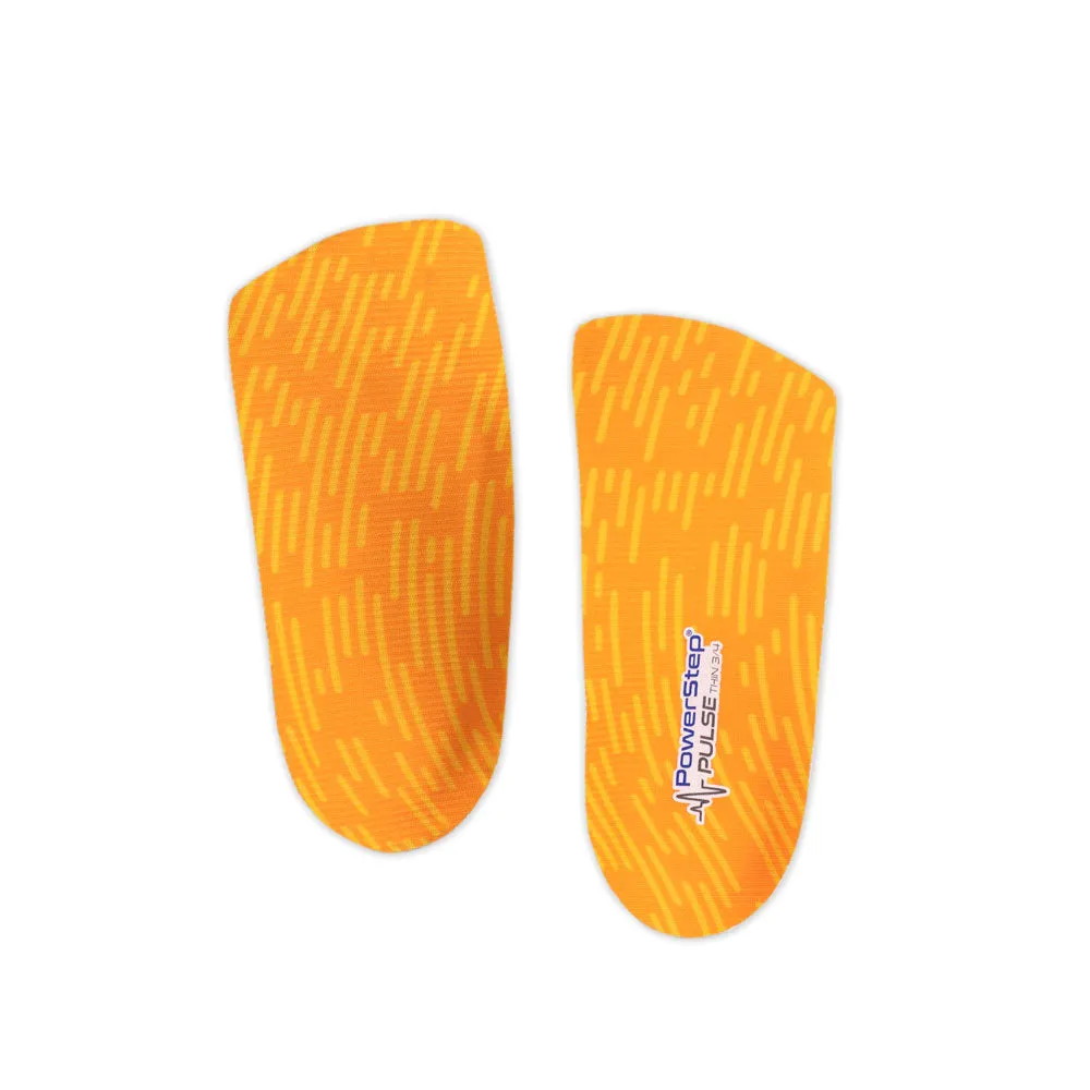 PowerStep PULSE 3/4 Insoles | Arch Pain Relief Insert, For Cleats and Spikes