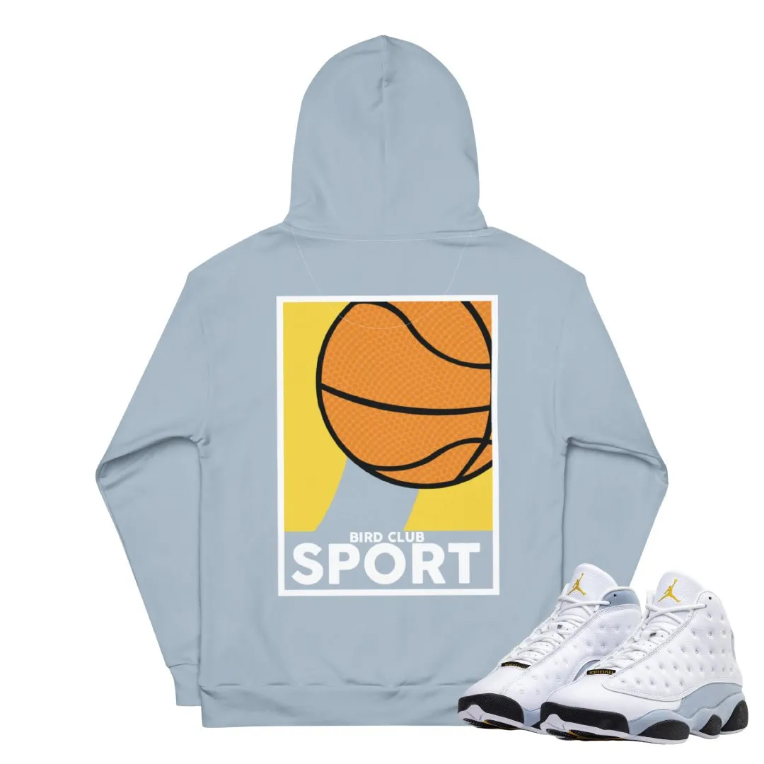 Retro 13 Blue Grey Sport Hoodie