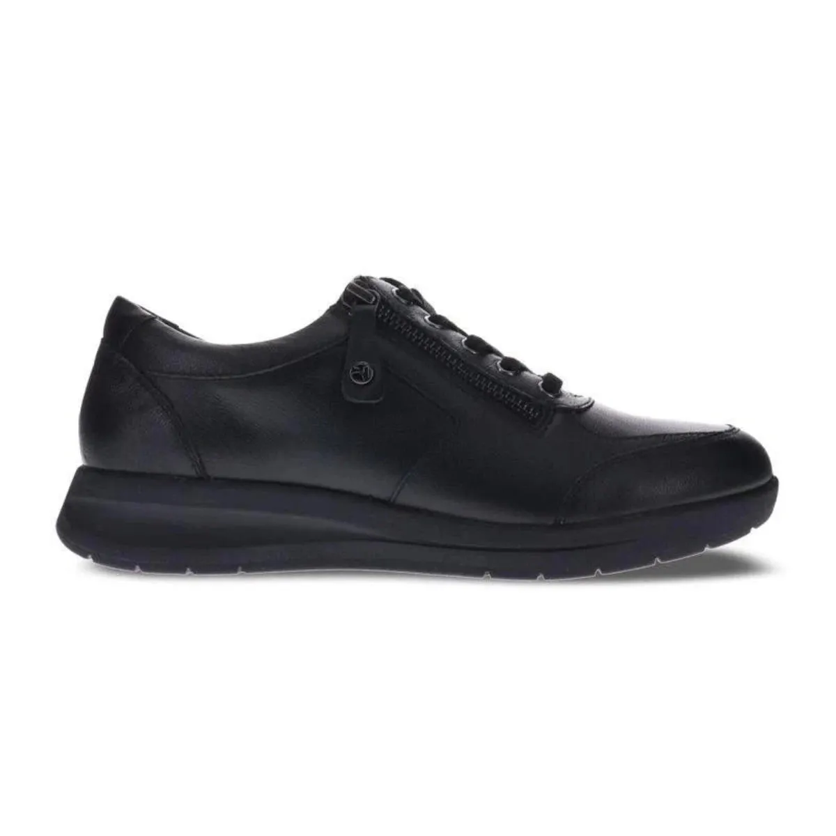 Revere Boston Women's Adjustable Lace-up Sneaker In Black