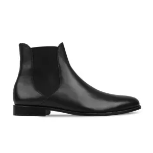 Rinji - Men's Black Calf Leather Chelsea Boot