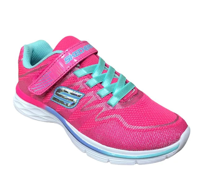 Skechers scarpa da ginnastica da bambina Dream N Dash Whimsy Girl 81131L NPAQ rosa shock