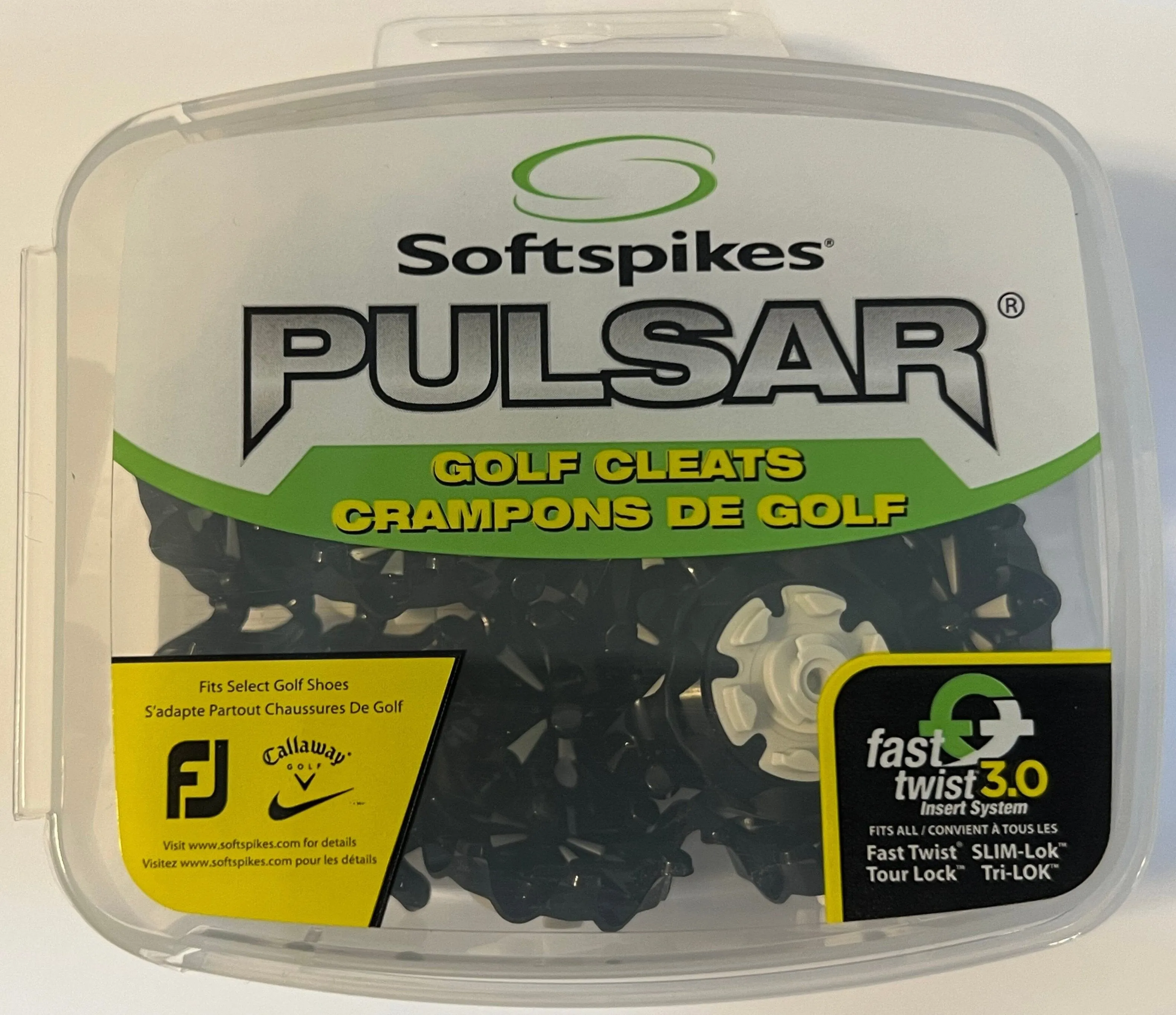 Softspikes Pulsar Golf Cleats Fast Twist 3.0 18pc