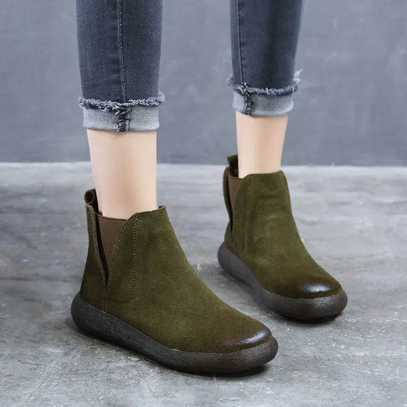 Spring Soft Bottom Women's Chelsea Boots 34-43