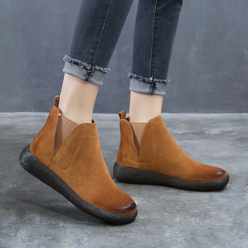 Spring Soft Bottom Women's Chelsea Boots 34-43