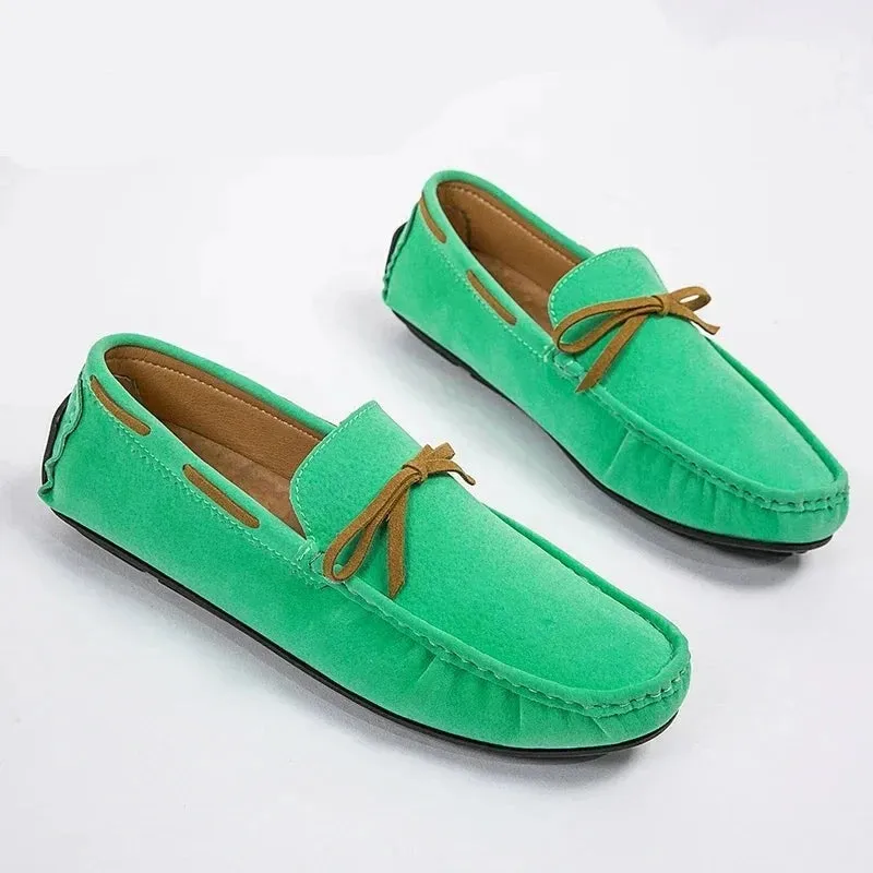 Spring Summer Hot Sell Moccasins Men High Quality Pu Leather Loafers Shoes Men Flats Lightweight Driving Shoes Size 35-48