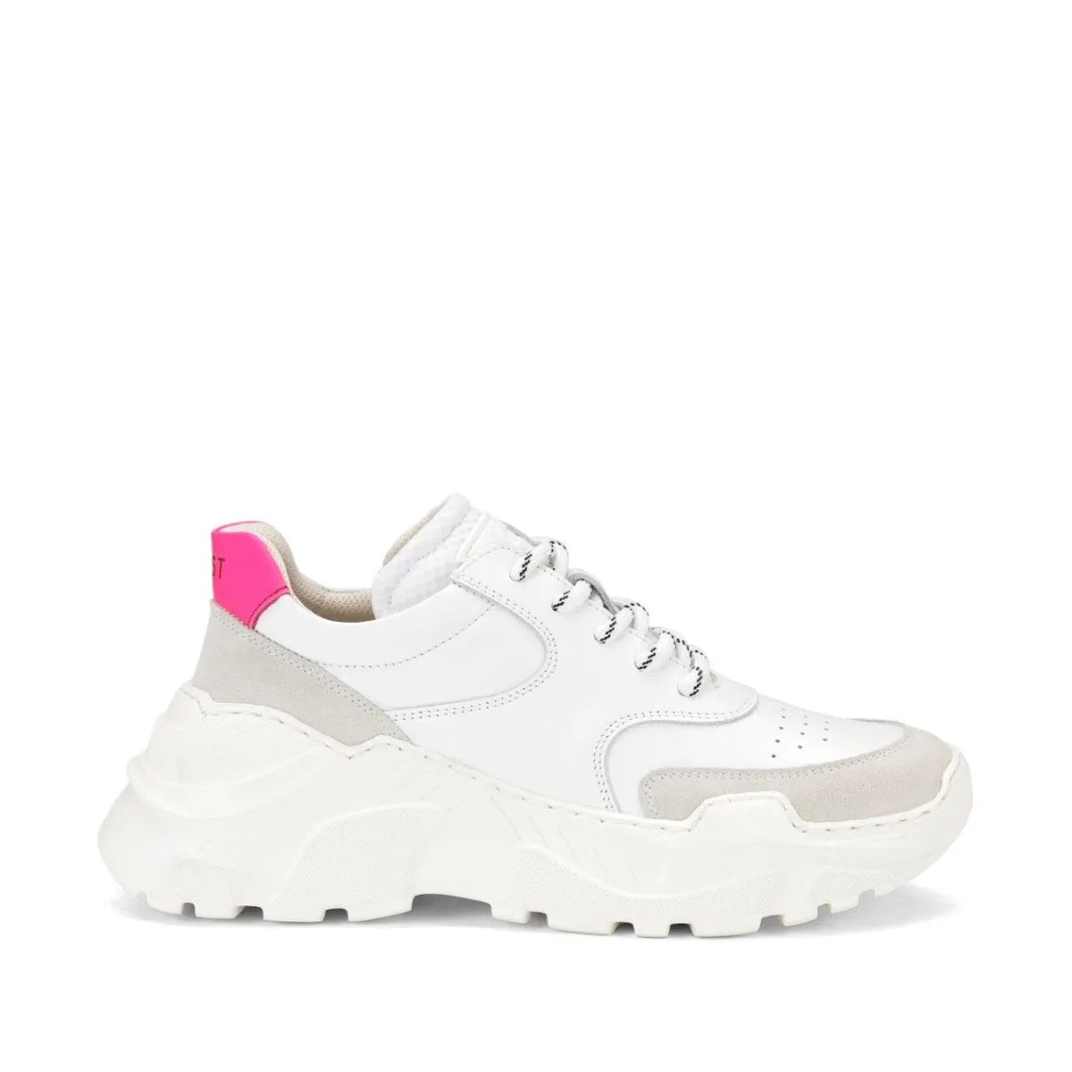 Sprint Leather White Chunky Sneakers