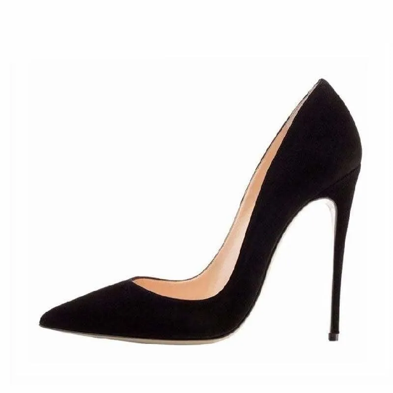 Suede Leather Footwear Women Pumps