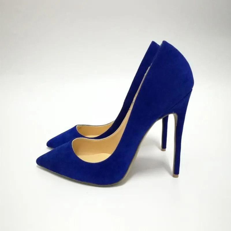 Suede Leather Footwear Women Pumps