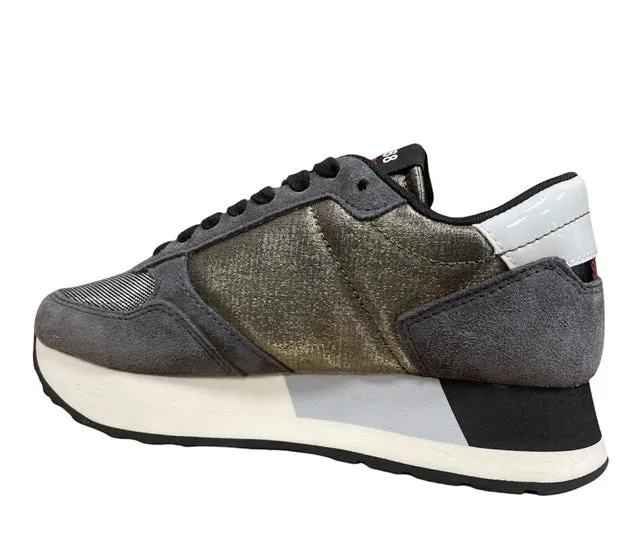 Sun68 sneakers da donna Kate Satin Z41221 47 grigio scuro