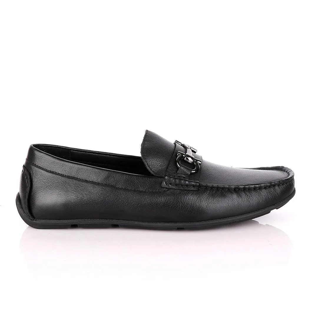 Terry Taylors Fine Leather Black Drivers