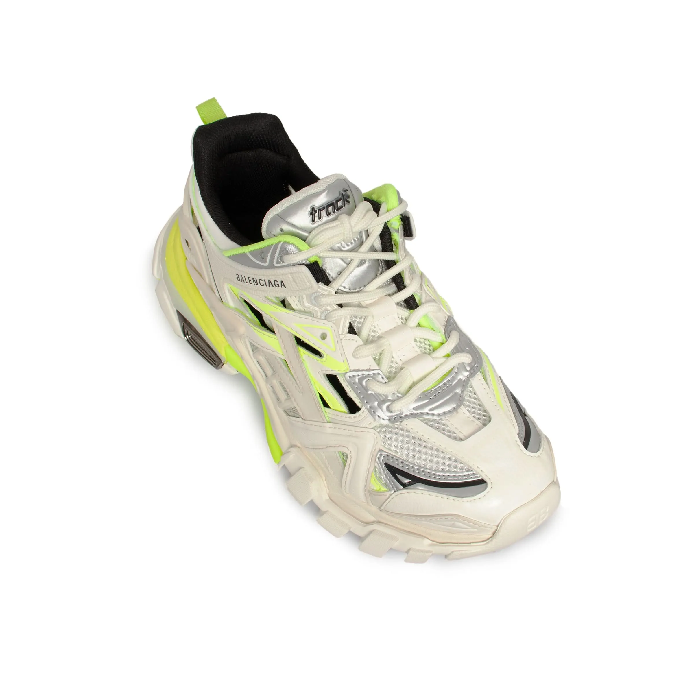 Track 2 Sneaker in White/Fluo