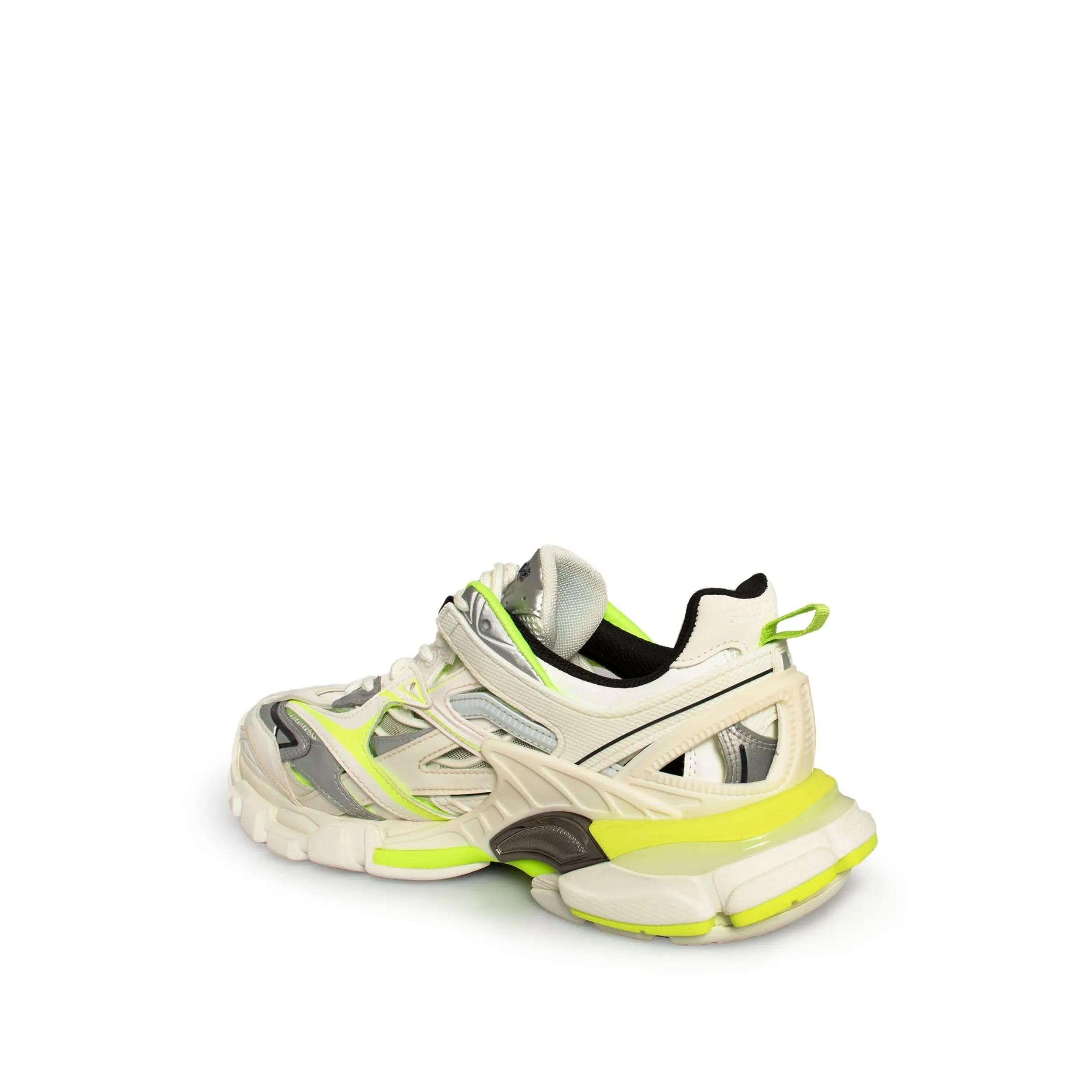 Track 2 Sneaker in White/Fluo