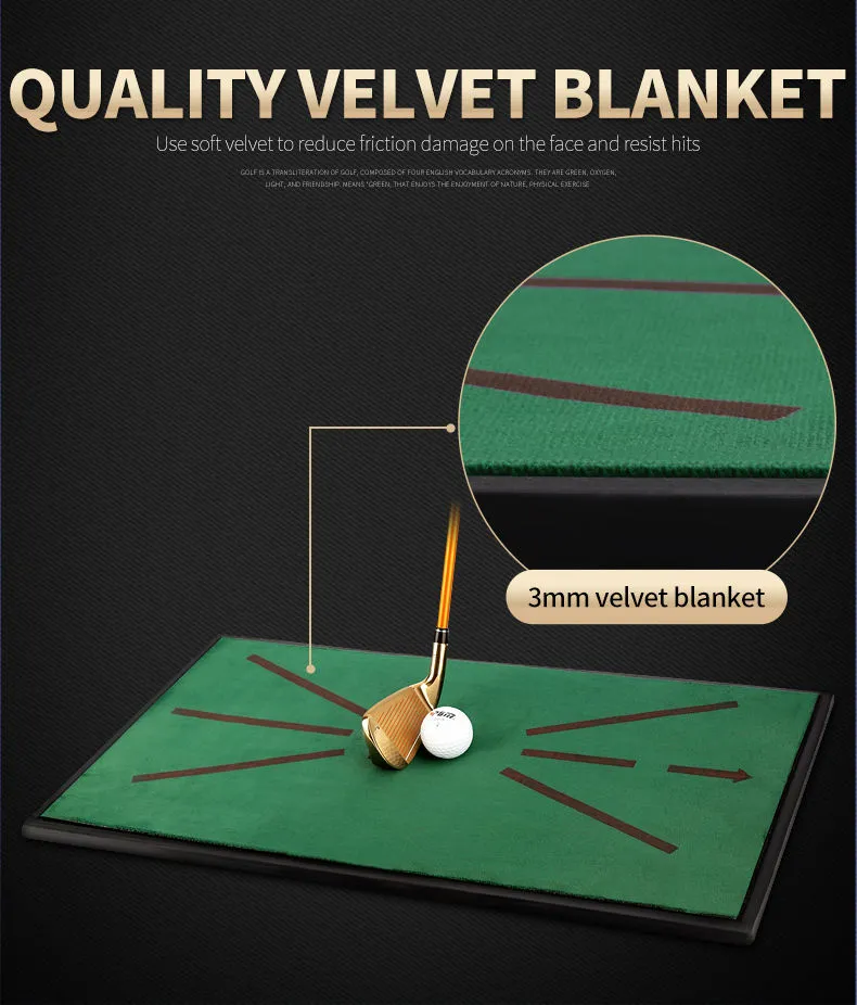 Training Mat For Swing Path Feedback