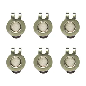 Trendy Retail® 6 Pack Magnetic Hat Clips for Metal Golf Ball Marker Training Aid Magnet