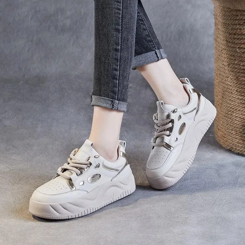 TSS126 Women's Casual Shoes - Handmade, Comfortable Sneakers