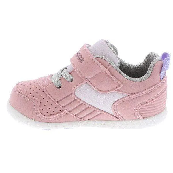 Tsukihoshi Baby Racer Rose Pink Toddler Shoes (Machine Washable)