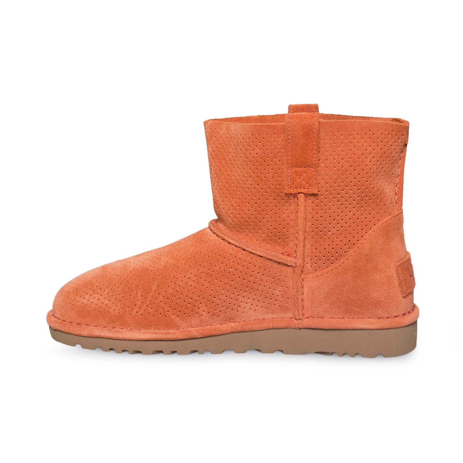 UGG Classic Unlined Mini Perf Fire Opal Blue Boots