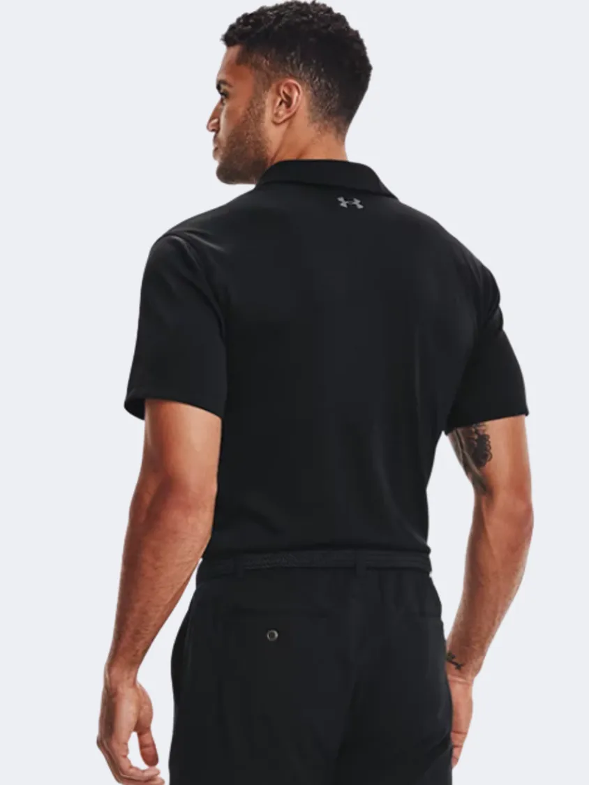 Under Armour Tech Polo Men Golf Polo Short Sleeve Black