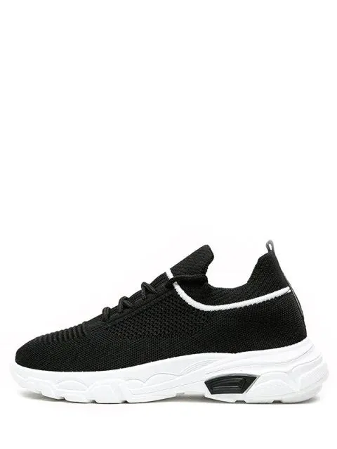 Unique Lace-up Design Sport Sneakers