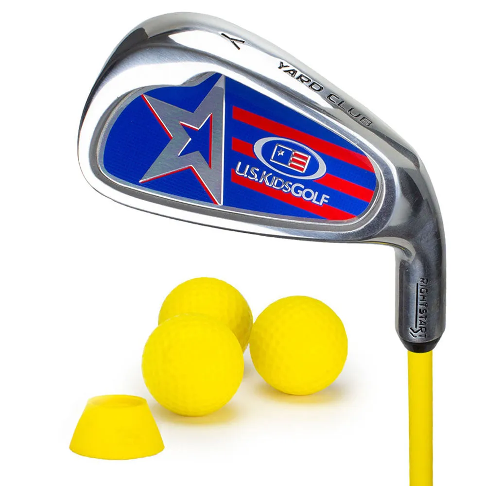 U.S. Kids Golf Junior RS2 Yard Club   3 Yard Balls and Tee - (42-45" Golfer Height)