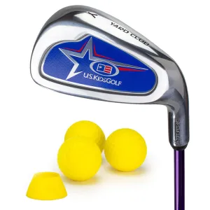 U.S. Kids Golf Junior RS2 Yard Club   3 Yard Balls and Tee - (54-57" Golfer Height)