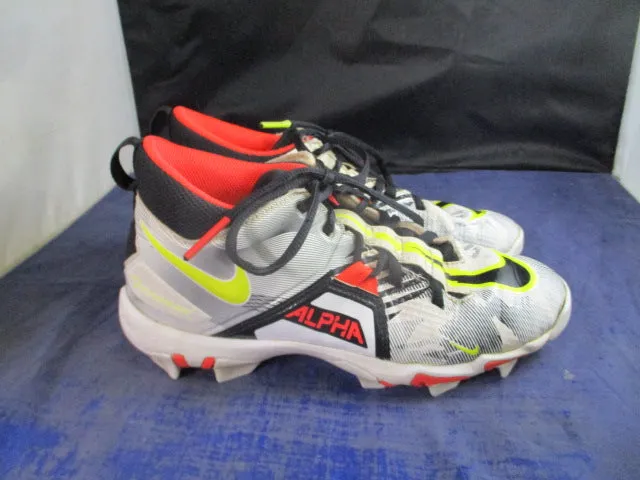 Used Nike Russell Wilson X Alpha Menace 3 Shark GS Cleats Youth Size 4