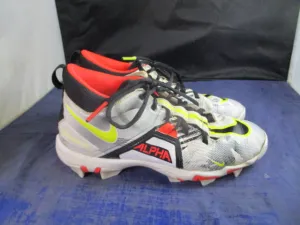 Used Nike Russell Wilson X Alpha Menace 3 Shark GS Cleats Youth Size 4