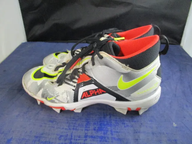 Used Nike Russell Wilson X Alpha Menace 3 Shark GS Cleats Youth Size 4