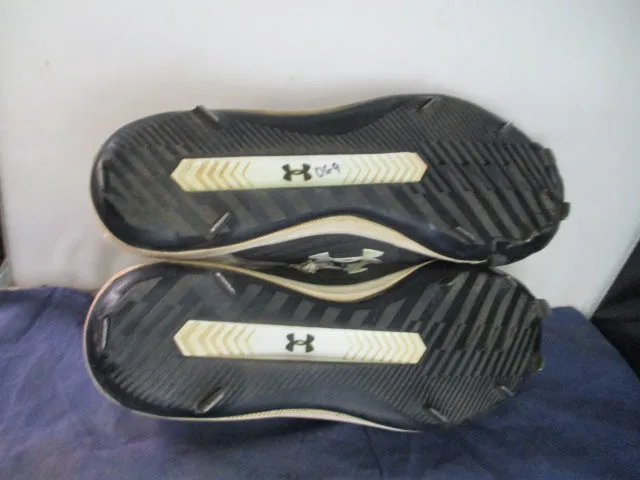 Used Under Armour Yard Low Metal Cleats Adult Size 13 - Pitcher's Toe - worn