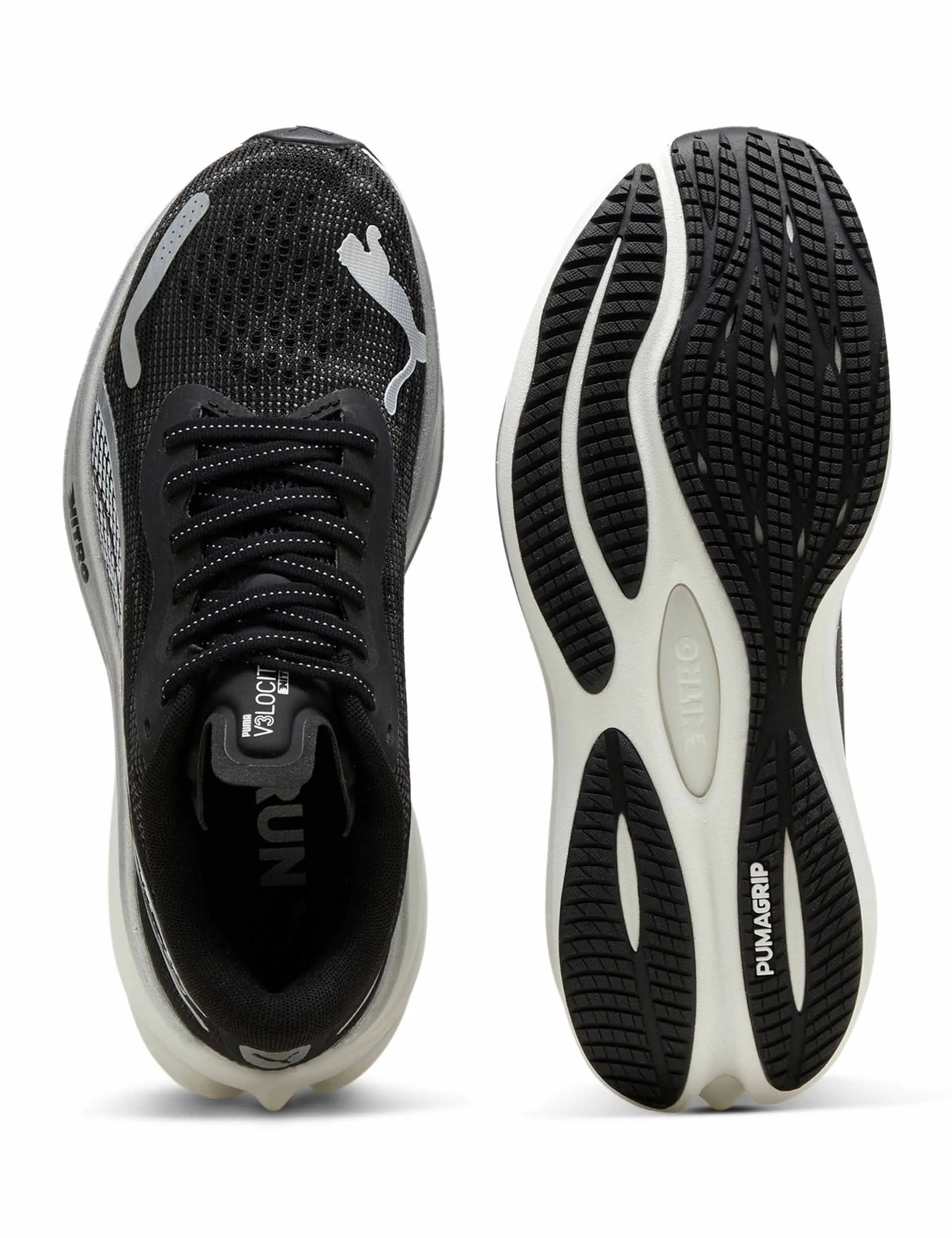 Velocity NITRO 3 Shoes - Black/Silver/White