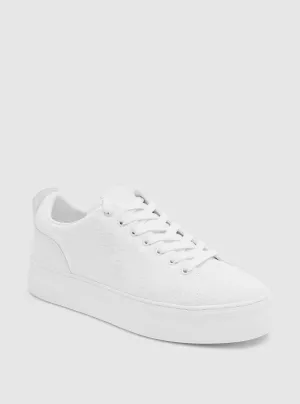 White Logo Giaa Low-Top Sneakers