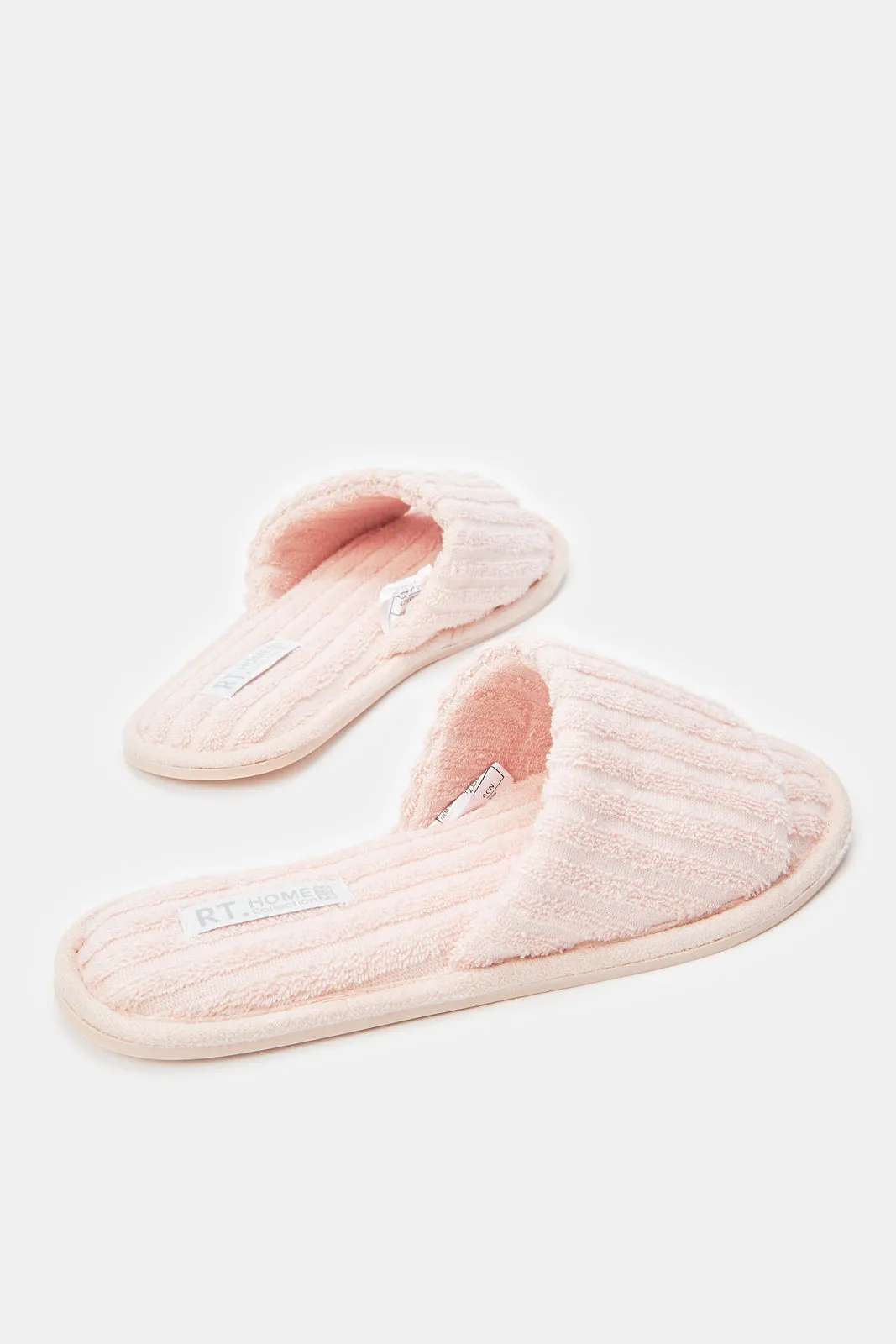 Women Pink Fur Slipper