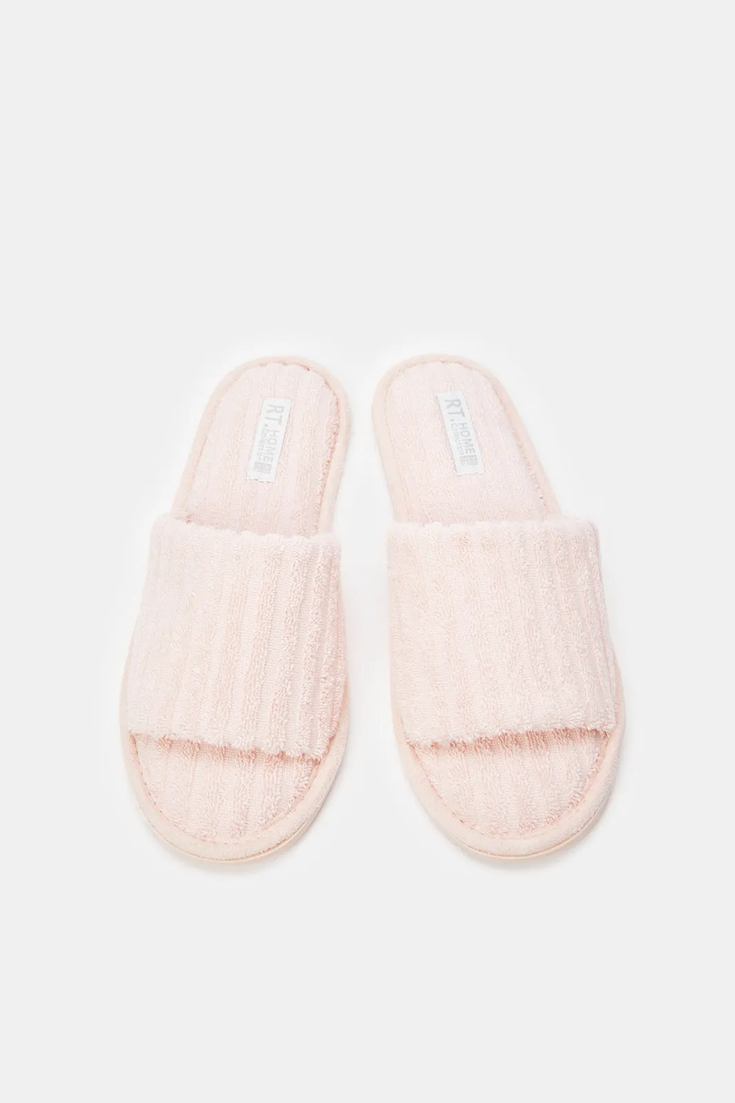 Women Pink Fur Slipper