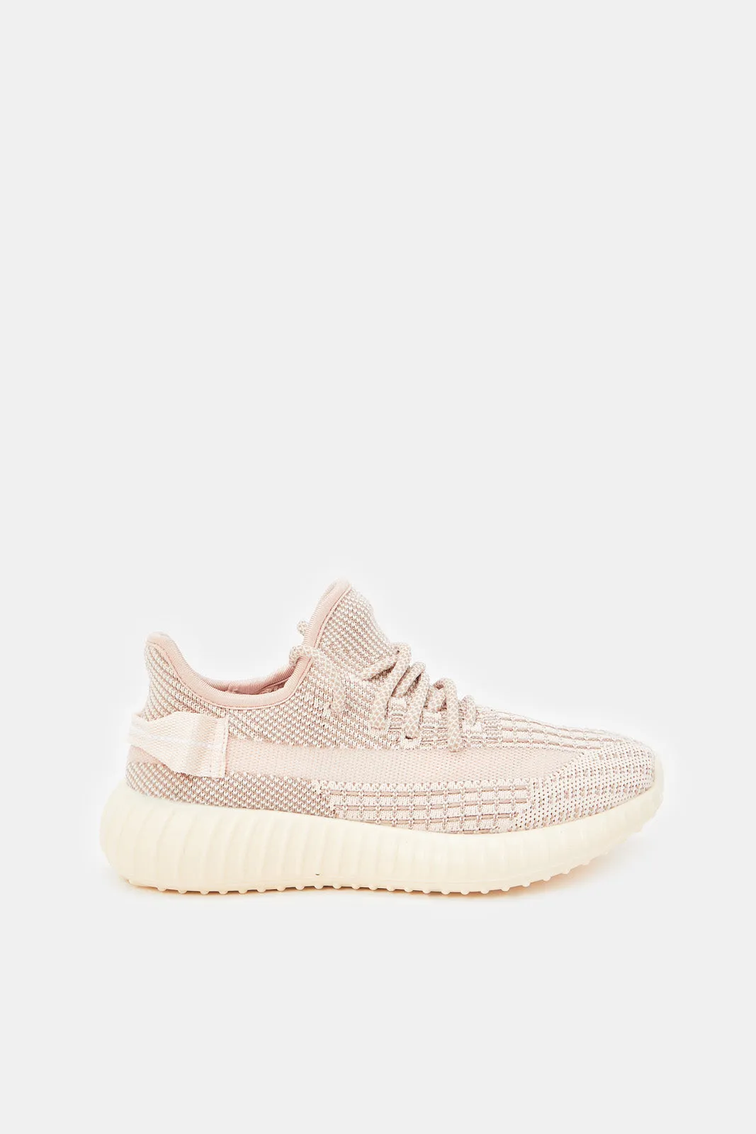 Women Pink Textured Sneaker