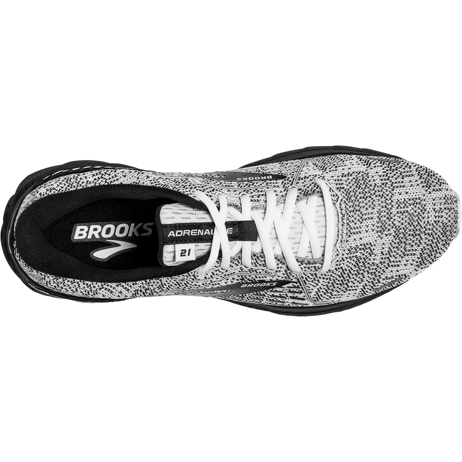 Women's Brooks Adrenaline GTS 21 White/Grey/Black Mesh