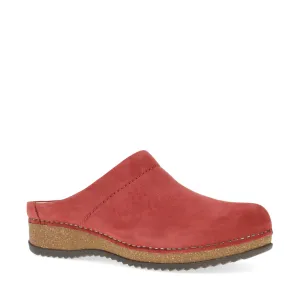 Women's Dansko Mariella Mule Color: Cayenne Milled Nubuck