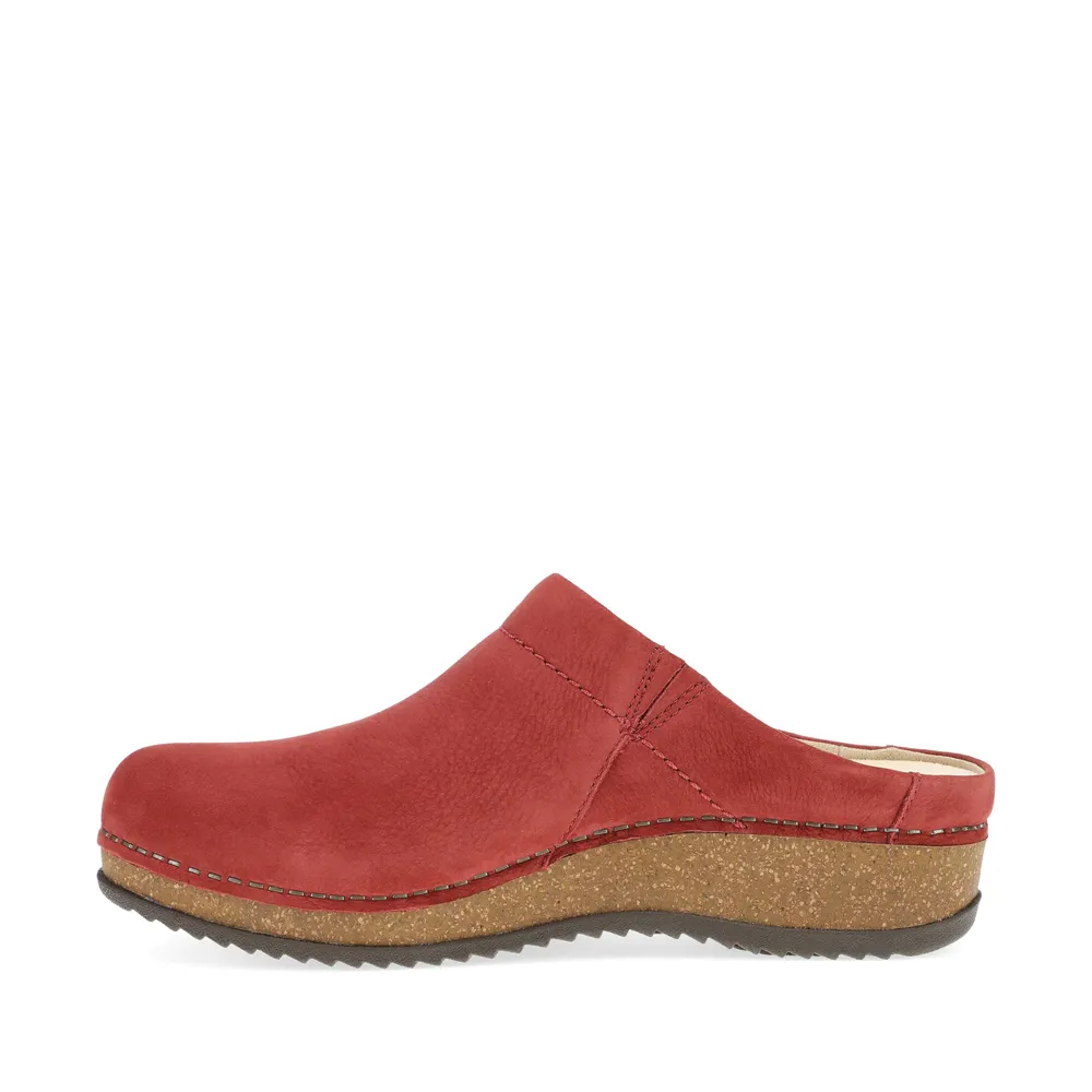 Women's Dansko Mariella Mule Color: Cayenne Milled Nubuck