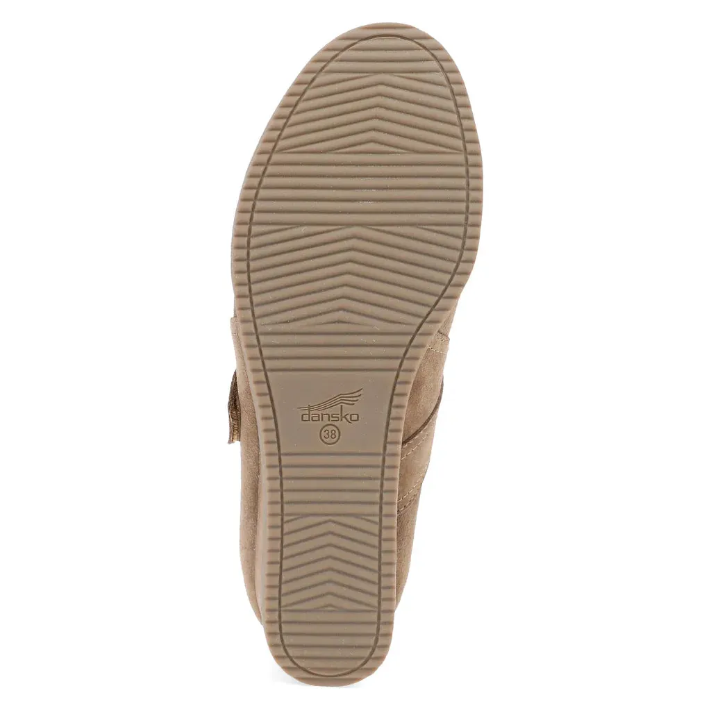 Women's Dansko Sandy Mary Jane Color: Morel Waterproof Suede