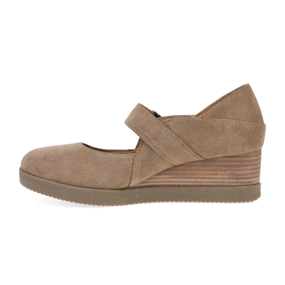 Women's Dansko Sandy Mary Jane Color: Morel Waterproof Suede