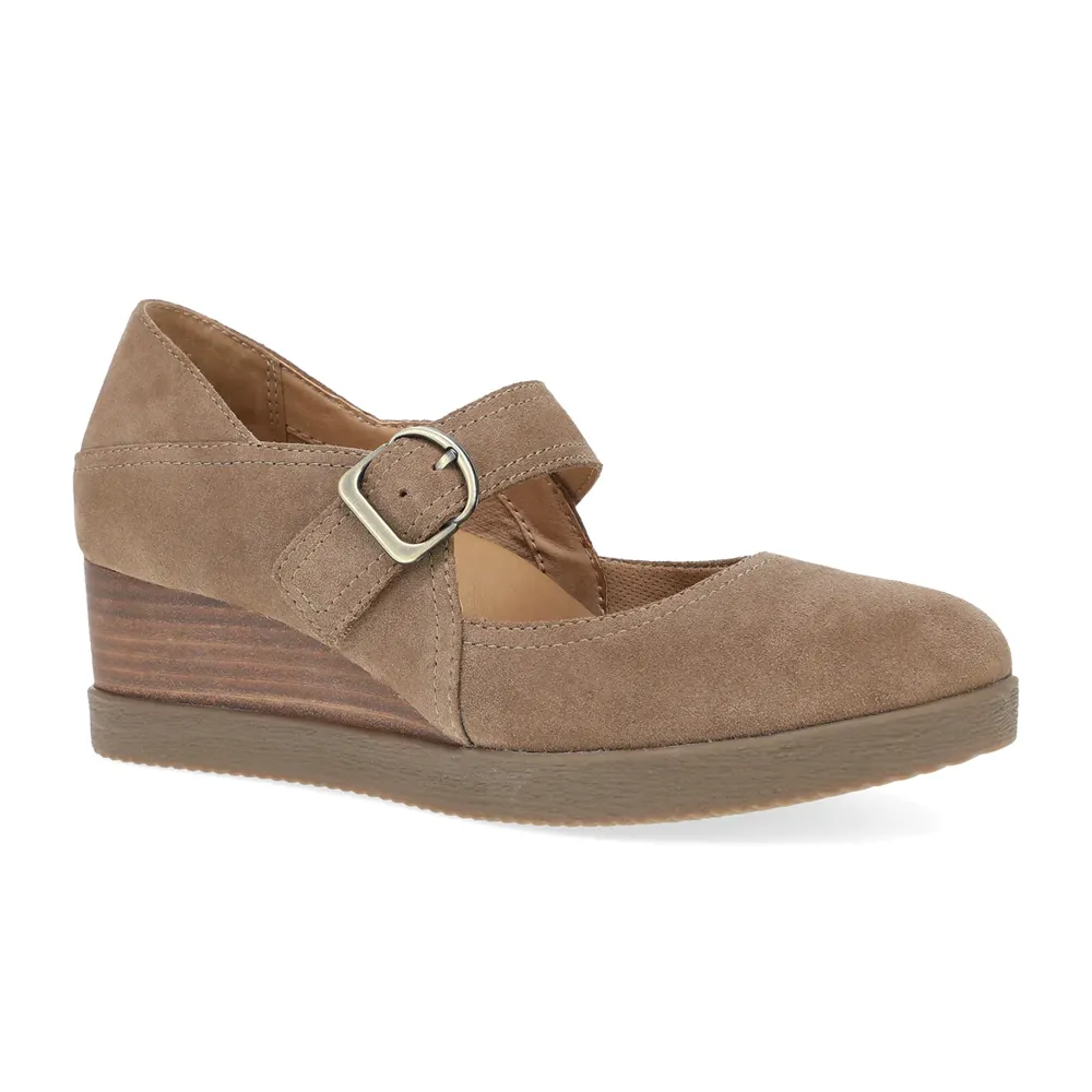 Women's Dansko Sandy Mary Jane Color: Morel Waterproof Suede