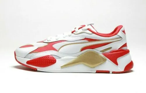 Women's Puma RS-X3 Varsity - HIGH-RISK RED/GOLD